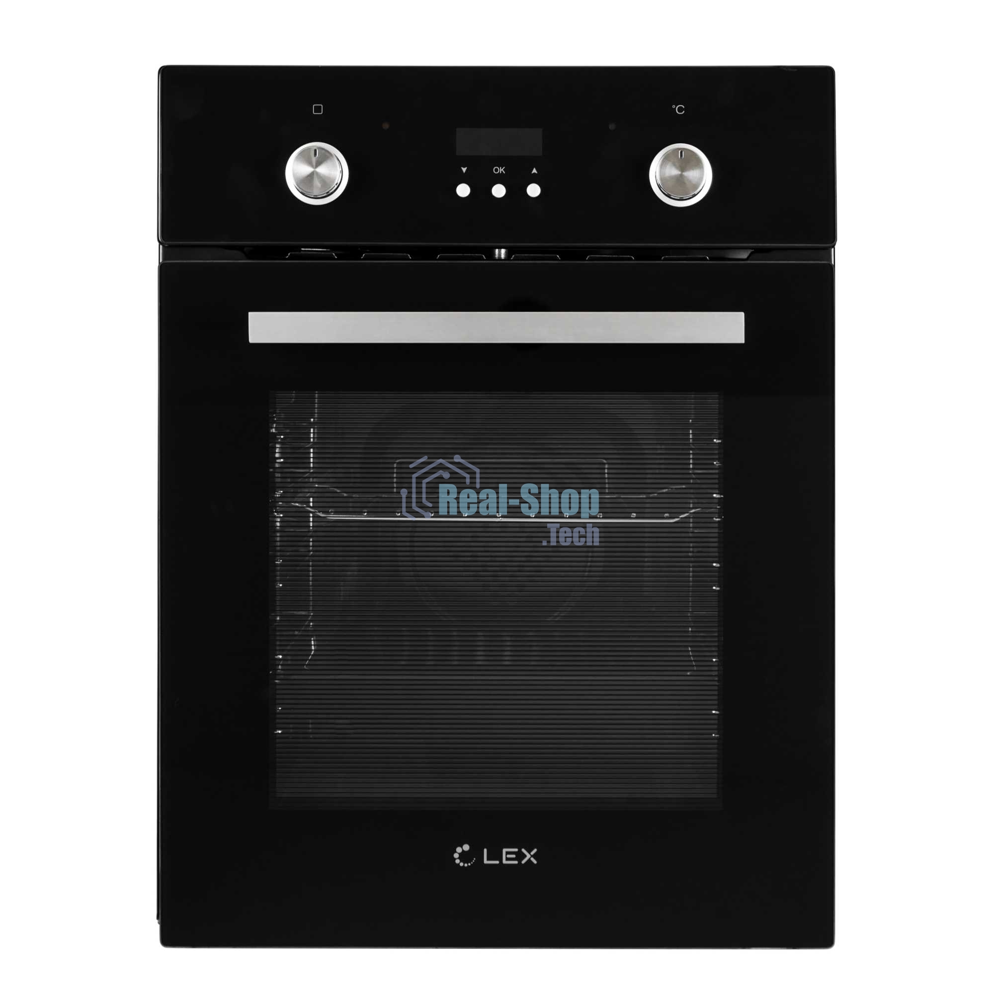Духовой шкаф LEX EDP 4571 BLобъем 55л, LED таймер, 7 функций, встраиваемый