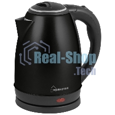 Чайник электрический Homestar HS-1010 (1,8 л) стальной черный