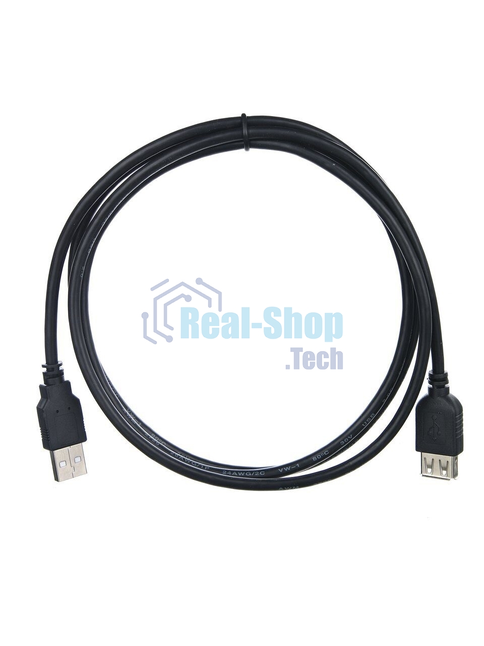Кабель-удлинитель TELECOM USB2.0 Am-->Af 1,5 м черный TUS6990-1.5M