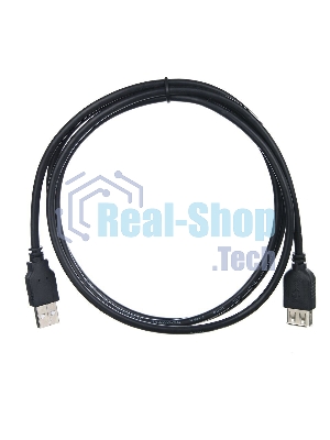 Кабель-удлинитель TELECOM USB2.0 Am-->Af 1,5 м черный TUS6990-1.5M