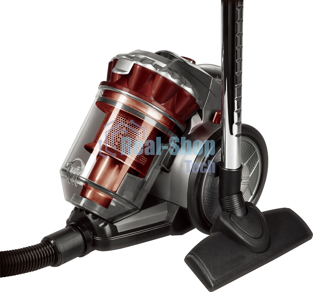 Пылесос SUPRA VCS-2024 серый, 230/2000 Вт, уборка сухая, пылесборник контейнер 2 л