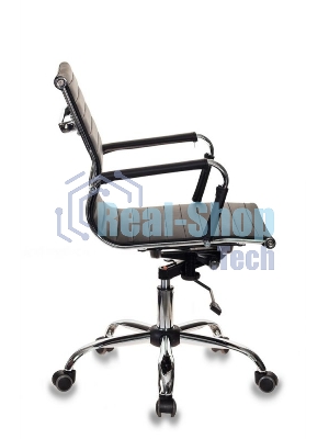 Кресло Бюрократ CH-883-LOW/BLACK черный, экокожа