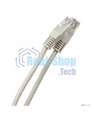 Шнур коммут. NEOMAX (NM13011-0025) UTP 0.25 м, cat.5е, 24AWG, серый, LSZH, многожильный