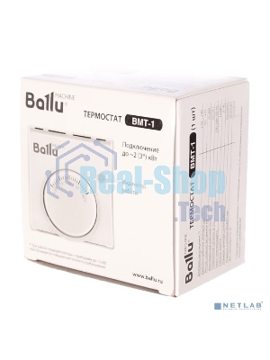 Терморегулятор Ballu BMT-12000Вт 10-30С 220В 10А 83х83х38мм