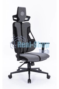 Кресло компьютерное Cactus CS-CHR-DUO-GYBK серый/черный