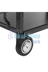 Мангал на колесах с крышкой-барбекю, 662х390х920, сталь 2 мм, термометр, кочерга, Camping Palisad