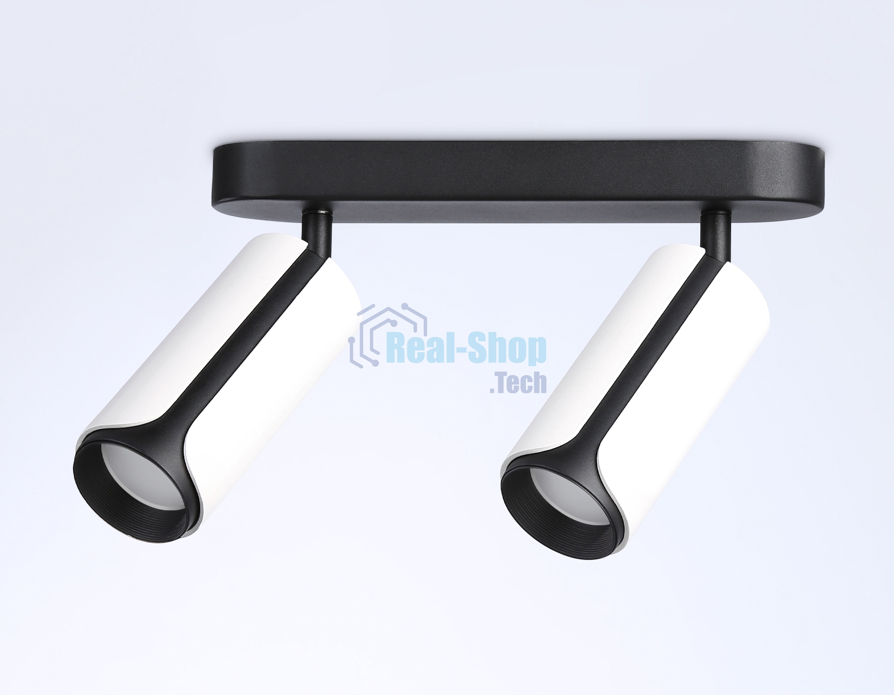Светильник Ambrella light TN51596/2 WH/BK белый/черный GU10/2 260*60*195