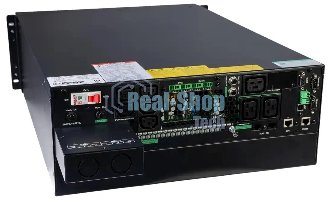 Источник бесперебойного питания Systeme Electric Smart-Save Online SRTSE 2 SRTSE6KRTXLIG2 / 6000 ВА / 6000 Вт / 5 x IEC 320 C13, 3 x IEC 320 С19