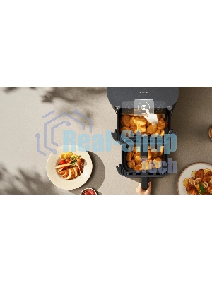 Аэрогриль Xiaomi Dual Zone Air Fryer 12L черный, 2800 Вт, 12 л, сенсор, 14 программ