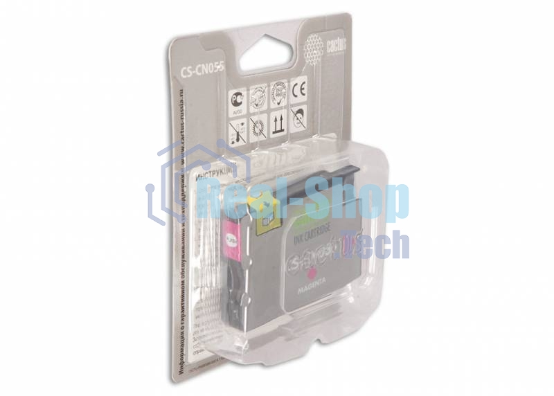 Картридж струйный Cactus CS-CN055 №933 пурпурный (14 мл) для HP OfficeJet 6600