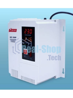 Стабилизатор напряжения Powerman AVS 1000P White (1000ВА,8А,КПД 98%, циф. индикация вх./вых. напряж.)