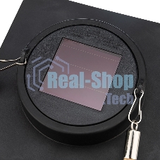 Декоративный фонарь Neon-night на солнечной батарее 14х14х24 см, черный плетеный корпус, теплый белый цвет свечения