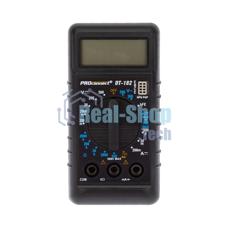 Портативный мультиметр М-182 (DT-182) PROconnect