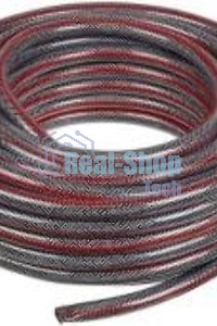 Шланг поливочный ПВХ усиленный премиум пищевой трехслойн. армир. 1/2 25м черный/красный Вихрь 73/7/2/10