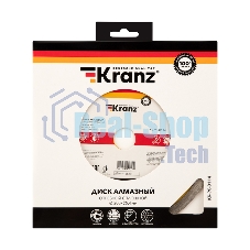 Диск алмазный отрезной Kranz сплошной 200x22.2/25,4 мм