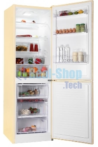 Холодильник Nordfrost NRB 152 ME бежевый мрамор двухкамерный 205/115 л морозилка снизу, капельная система