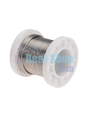 Припой Rexant ПОСу 95-5, 100г, Ø2мм, (олово 95%, сурьма 5%), бессвинцовый, ГОСТ 21931-76, катушка