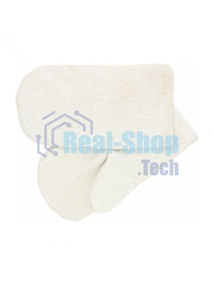 Рукавицы специальные Сибртех х/б с двойным наладонником, 1 размер