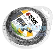 Леска для триммера Denzel двухкомпонентная квадрат 2,0мм 15 м EXTRA CORD 96124