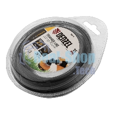 Леска для триммера Denzel двухкомпонентная звезда, 2,0мм х 15м, блистер EXTRA CORD