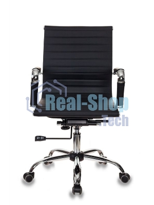 Кресло Бюрократ CH-883-LOW/BLACK черный, экокожа