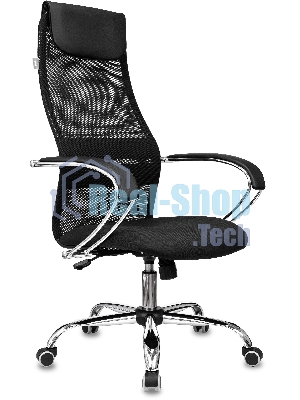 Кресло Бюрократ CH-607SL TW-01 Neo Black черный, сетка, подголовник