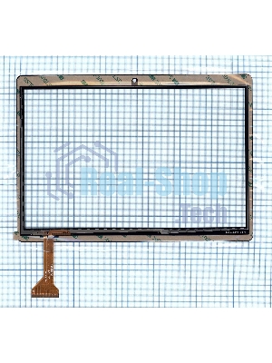 Сенсорное стекло (тачскрин) WJ1825-FPC-V1.0, черное