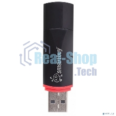 Флешка USB Smartbuy Crown black (SB4GBCRW-K), 4Gb, USB 2.0, R/W 25/15, черный/красный