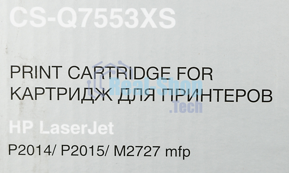 Картридж лазерный Cactus CS-Q7553XS черный (7000 стр.) для HP P2014/P2015/M2727