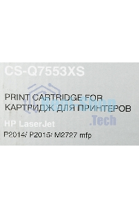 Картридж лазерный Cactus CS-Q7553XS черный (7000 стр.) для HP P2014/P2015/M2727