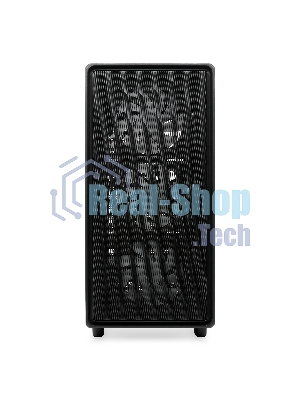 Компьютерный корпус HSPD M510, Mesh Mid Tower, черный, TG, 0.5 SPCC, 4x120мм ARGB ATX, mATX, mITX 180/280/160мм 1x2.5