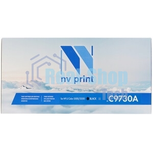 Картридж лазерный NVPrint совместимый HP C9730A черный (без ГАРАНТИИ) для LJ Color 5500/5550 (13000k)
