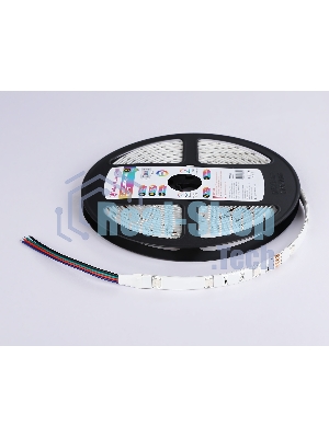 Светодиодная лента Ambrella light GS2301 5050 30Led/ 7.2W m/ 12V IP65 RGB/ 5000*10*2.87mm (4 конт.)