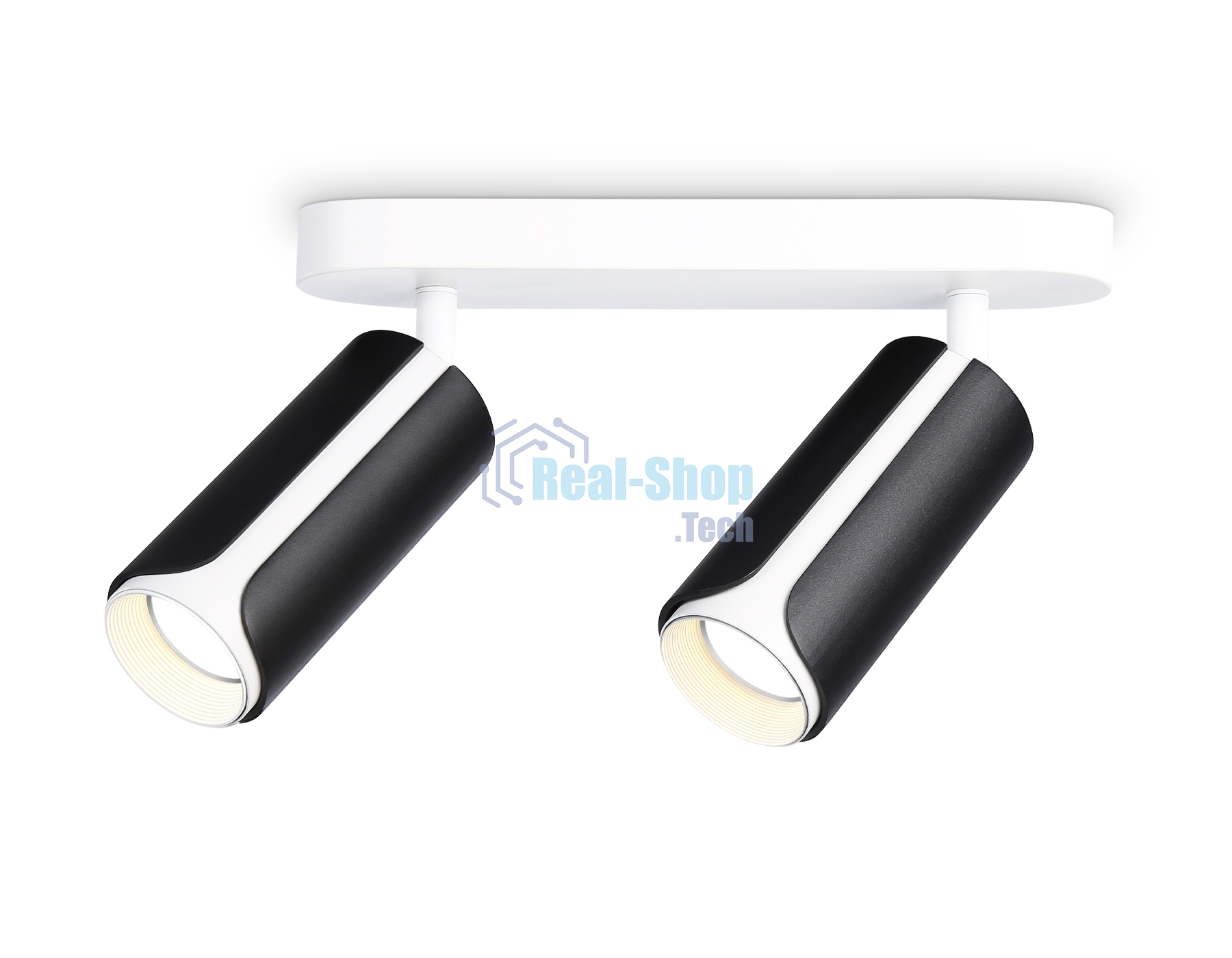 Светильник Ambrella light TN51598/2 BK/WH черный/белый GU10/2 260*60*195