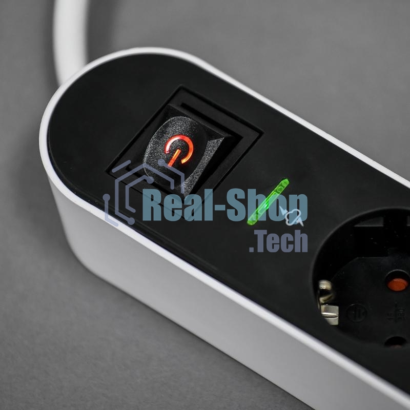 Фильтр сетевой СФ-03К 16А USB A+C 20Вт 1,5м 3х1,5мм2 черный