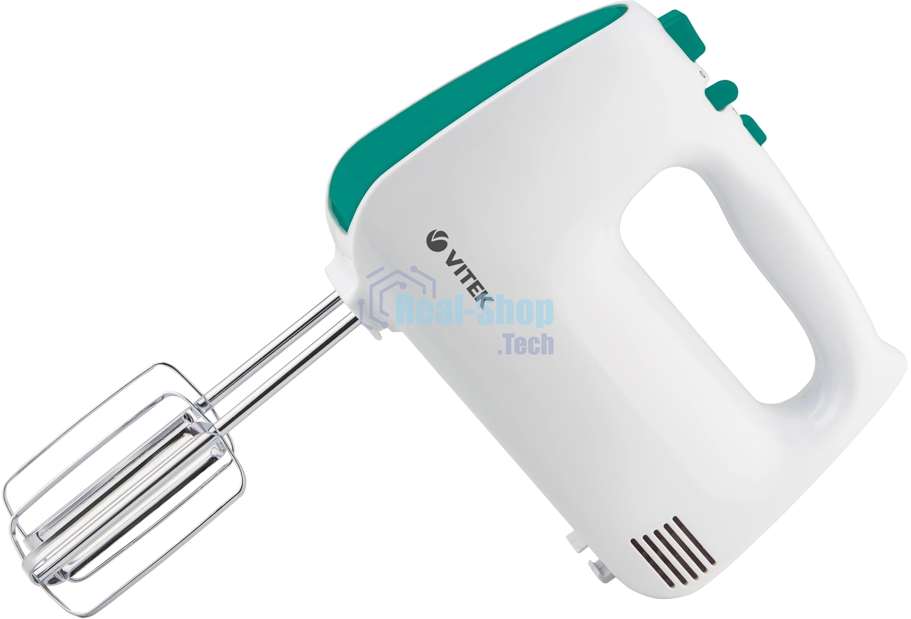 Миксер ручной Vitek VT-1490 белый/зеленый