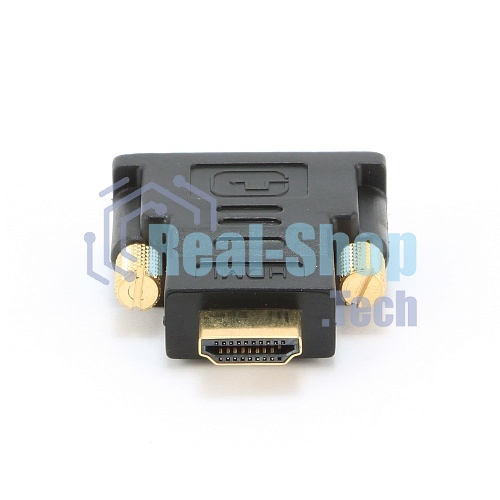 Адаптер (переходник) Gembird HDMI-DVI A-HDMI-DVI-1, 19M/19M, золотые разъемы, пакет