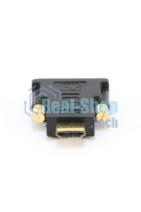 Адаптер (переходник) Gembird HDMI-DVI A-HDMI-DVI-1, 19M/19M, золотые разъемы, пакет