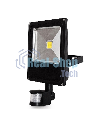 Прожектор GLANZEN FAD-0013-50 светодиодный c датчиком движения 50Вт 6000 к sip