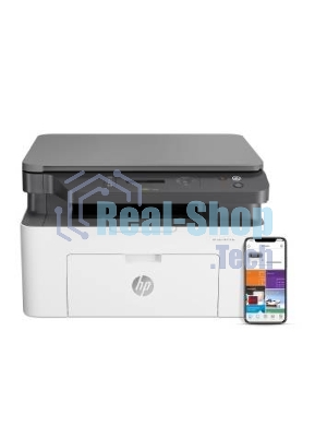 МФУ лазерное HP Laser MFP 137fnw (4ZB84A), A4, ч/б, печ. до 20 стр/мин., скан. до 15 стр/мин. (ч/б) 6 стр/мин. (цвет), 1200 x 1200 dpi (печать) 600x600dpi (скан.), USB, RJ-45, Wi-Fi, Air Print, Mopria