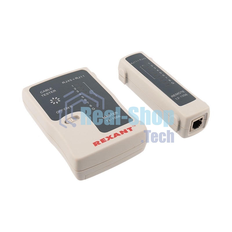 Тестер кабеля Rexant RJ-45+RJ-11 468