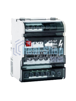 Шина нулевая в корпусе 4х7 EKF sn0-4x7