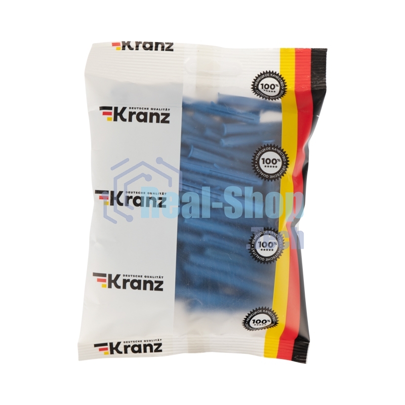 Дюбель распорный Kranz 6х60, синий, пакет (100 шт./уп.)