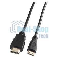Кабель аудио-видео Buro mini-HDMI (m)/HDMI (m) 3м. черный