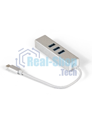 Кабель-адаптер ExeGate EXE-77C-45 (USB3.0 Type-C --> 3xUSB3.0 + 1xRJ45 UTP 1000Mbps RLT8153)