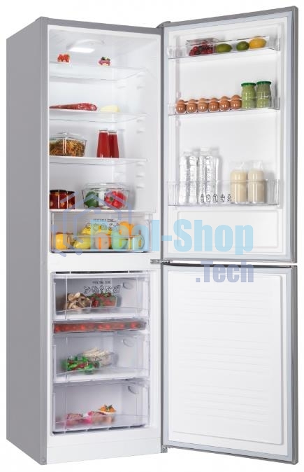 Холодильник Nordfrost NRB 152 X нержавеющая сталь двухкамерный 205/115 л морозилка снизу