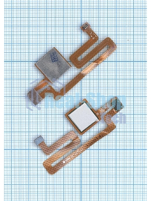 Шлейф со сканером отпечатка пальца для Xiaomi Mi Max серебристый