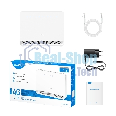 Маршрутизатор AC1200 Wi-Fi 4G LTE Cat 6 Gigabit Router, 4 10/100/1000M RJ45 Ports, Nano SIM Slot, Quectel module inside,build-in 4G LTE modem, 300Mbps at 2.4GHz + 867Mbps at 5GHz, Internal Antennas, PPTP/L2TP/OpenVPN/WireGuard VPN, DNS over Cloudflare/Google/Quad9, DDNS, SMS, Band locking, TR069, TR111, Cudy Mesh Support