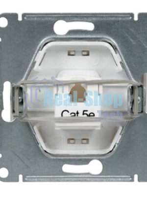 Механизм розетки комп. 1-м Glossa RJ45 CAT.5E перламутр SchE GSL000681K