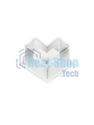 GL1039 WH белый коннектор угловой для встраиваемого магнитного шинопровода Magnetic 220V 80*80*47